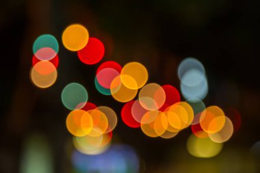 Bulanık soyut ışıklar bokeh arkaplan