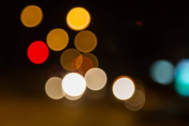 sönmüş ışıklar bokeh arkaplan