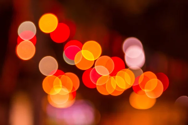 Blurred Abstract Lights Bokeh Background — Stock Photo, Image