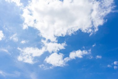 Bulutlu mavi gökyüzü