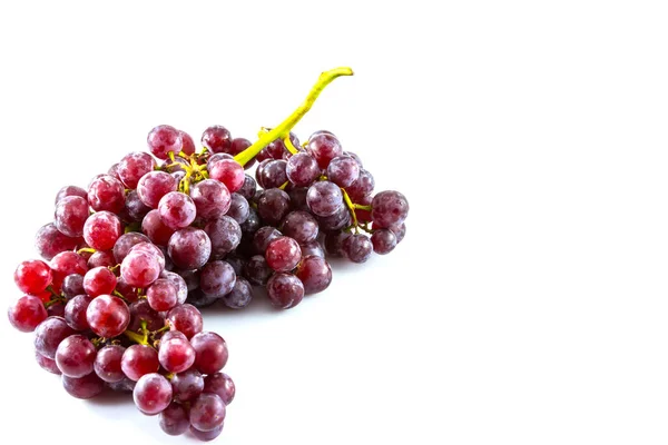 Red Grape White Background Fruit — Stock Photo, Image