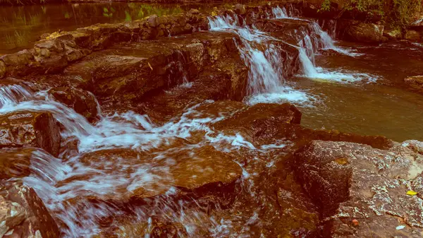 Bella Cascata Acqua Movimento — Foto Stock