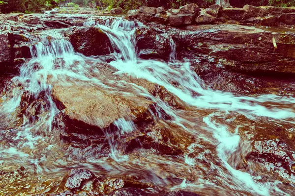 Beautiful Waterfall Water Moving — Stock Photo, Image