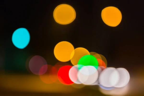 Multicolored Defocused Lights Background — Stock Photo, Image