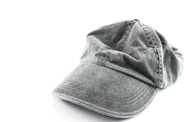 Grey Hat White Background — Stock Photo, Image