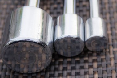 Eski Gümüş dambıl arka planı