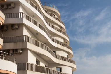 Otel binası, kentsel soyut pencere