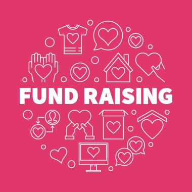 Vektör anahat illüstrasyon kırmızı zemin üzerine fon yaratma