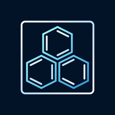 Chemical Element vektör anahat kavramı renkli simgesi