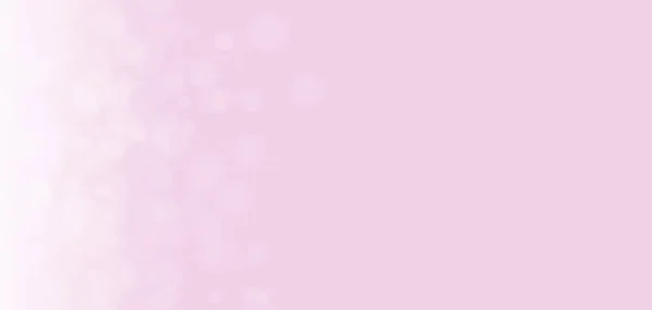 Bokeh Roze Achtergrond Valentines Dag Liefde Concept Horizontale Banner Breedbeeldformaat — Stockfoto