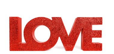 Kırmızı işaret aşk. Sevgililer günü kavramı. Şık minimalist tatil tasarım arka plan. Yumuşak odak. Yatay, geniş ekran başlık biçimi. Yaşam mercan Tema - 2019 yılın renk