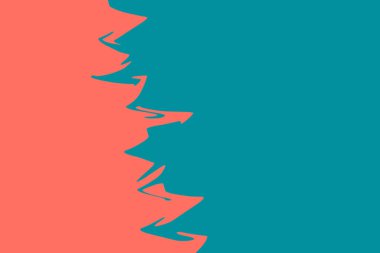 Çift renk mavi ve pembe modern düz yatıyordu amaç. Üstten görünüm, düz yatıyordu. Yatay. Yaşam mercan Tema - 2019 yılın renk