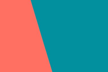 Çift renk mavi ve pembe modern düz yatıyordu amaç. Üstten görünüm, düz yatıyordu. Yatay. Yaşam mercan Tema - 2019 yılın renk