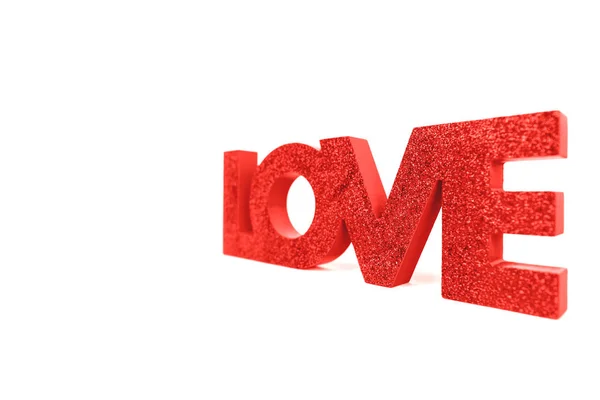 Красный Знак Любовь Концепция Дня Святого Валентина Традиционно Минималистичный Праздничный — стоковое фото