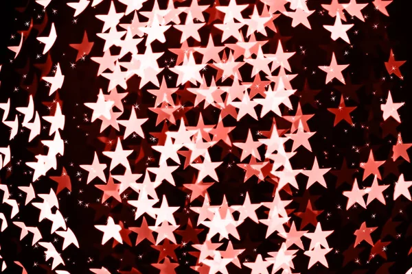 Sternförmige Urlaub Verschwommen Bokeh Hintergrund Weihnachten Hintergrund Mit Funkeln Feier — Stockfoto