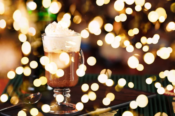 Irish Coffee Bar Begreppet Patrick Holiday Holiday Bakgrund Irländska Nationella — Stockfoto