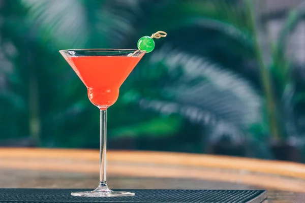 Aardbei Margarita Aan Bar Staan Luxe Vakantie Concept Horizontale — Stockfoto