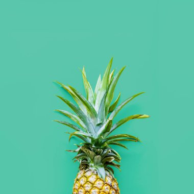 Yeşil katı damla ananas