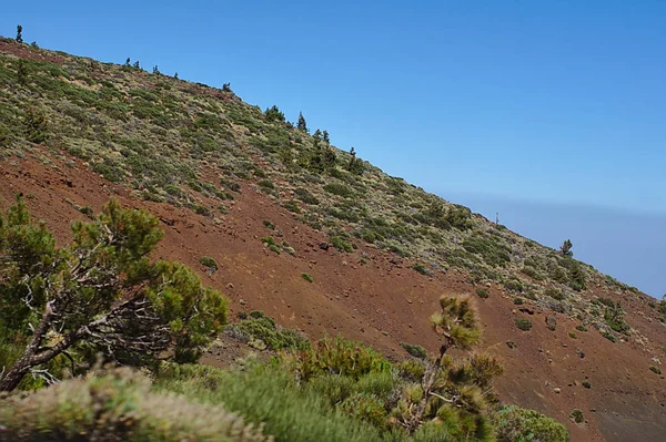 Cliff marrom em um parque nacional, nas montanhas, paisagem com — Fotografia de Stock