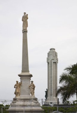 Santa Cruz de Tenerife 'de Los Caidos anıtı. Kanarya Adaları. İspanya