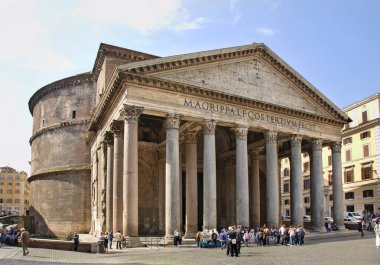 Roma 'daki Pantheon. İtalya