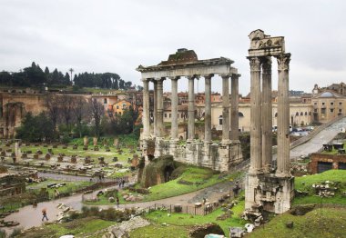 Roman Forum (Foro Romano) in Rome. Italy