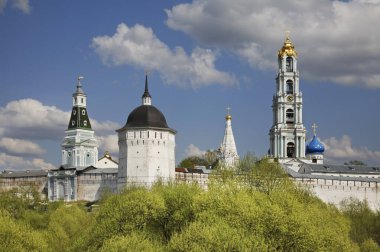 Sergiyev Posad 'daki St. Sergius' tan Trinity Lavra. Rusya