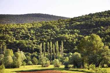 Studenci yakınlarındaki manzara. Bosna-Hersek
