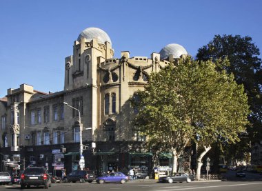 Tiflis 'teki Rustaveli Meydanı. Georgia