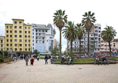Kazablanka 'ya park et. Afrika. Fas