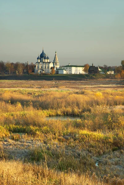 Ilinskiy Meadow Suzdal Kremlin Vladimir Oblast Russia — Stock Photo, Image