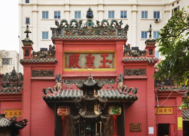 Yeşim İmparatoru Pagoda Ho Chi Minh 'de Chua Ngoc Hoang. Vietnam
