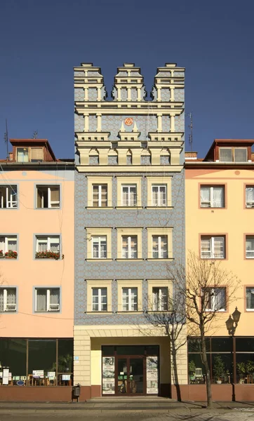 Marktplein Brzeg Opole Woiwodschap Polen — Stockfoto