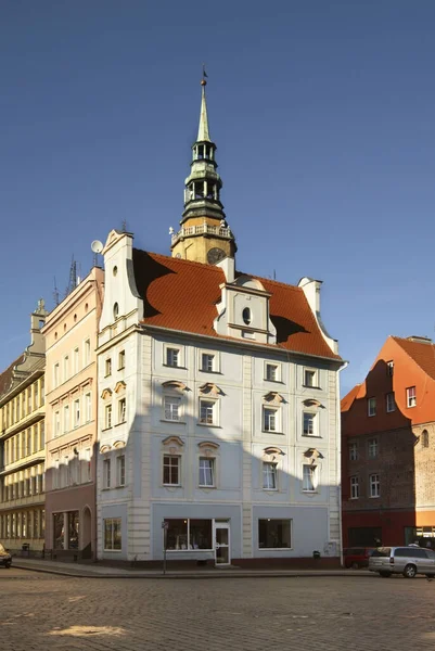 Plaza Del Mercado Brzeg Voivodato Opole Polonia — Foto de Stock