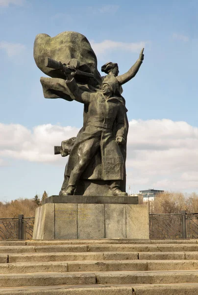 Monument Liberators City Oryol Orel Russia — Stock Photo, Image