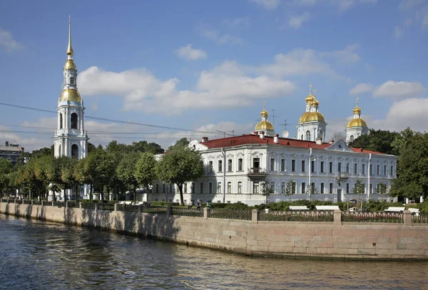 Saint Petersburg Daki Nicholas Donanma Katedrali Rusya — Stok fotoğraf