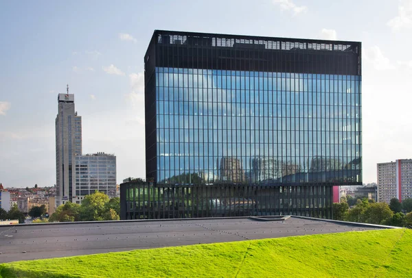 Katowice Deki Uluslararası Kongre Merkezi Polonya — Stok fotoğraf