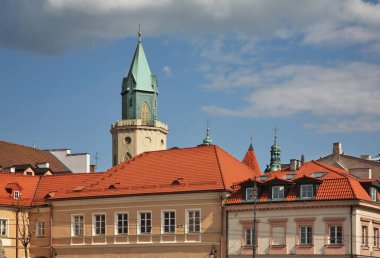 Lublin 'deki Trinity (Trynitarska) kulesi. Polonya