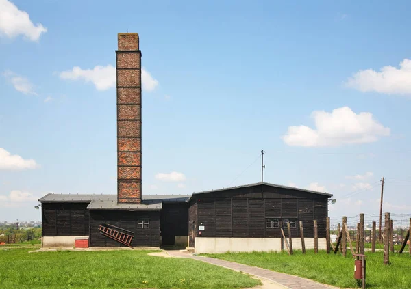 Crematorio Campo Concentración Majdanek Lublin Polonia —  Fotos de Stock
