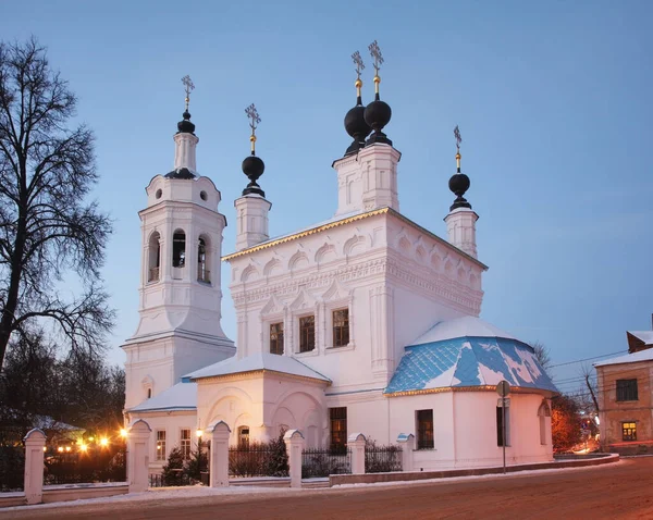 Intercession Church Rvu Moat Kaluga Росія — стокове фото