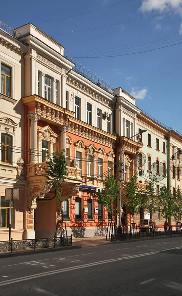 Стара Будівля Червоній Вулиці Краснодарі Росія — стокове фото