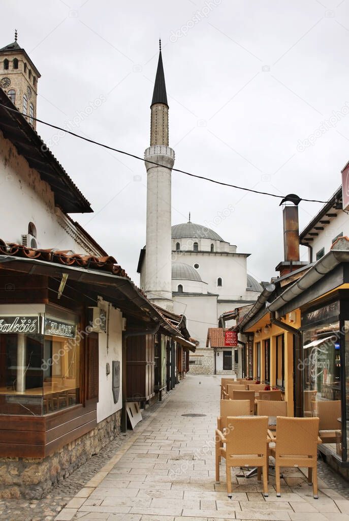 Bascarsija in Sarajevo. Bosnia and Herzegovina