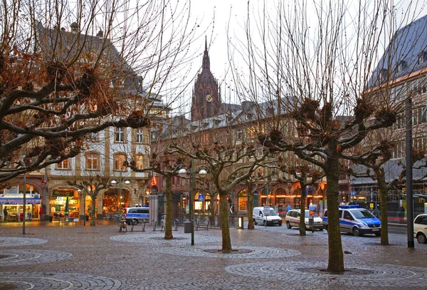 Paulsplatz Frankfurt Main Deutschland — Stockfoto