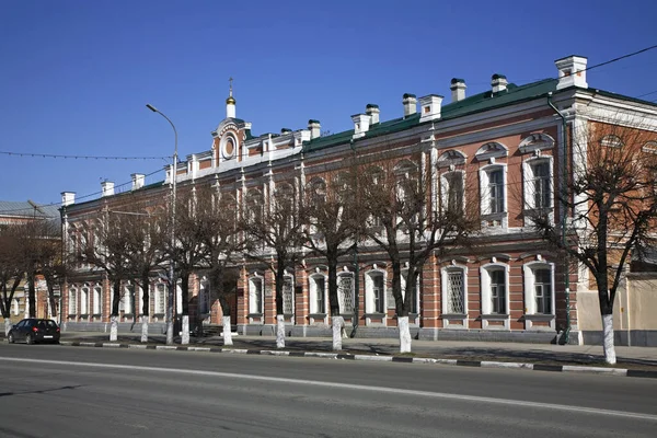 Bouw Van Ryazan Theologische School Ryazan Kremlin Rusland — Stockfoto