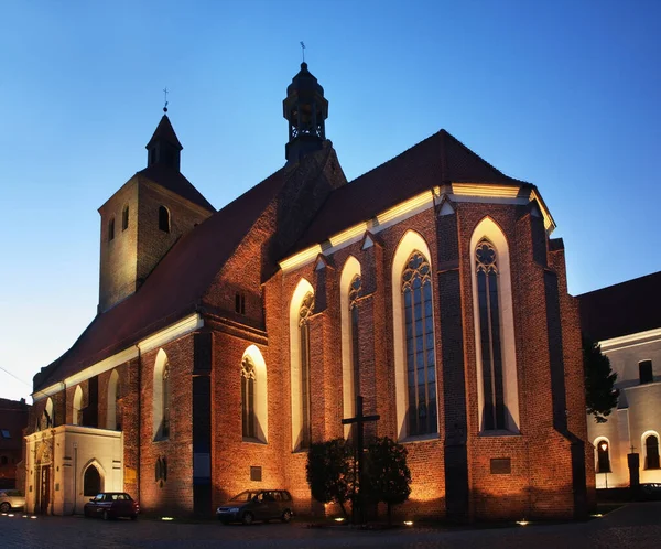 Basilica Nicholas Grudziadz Poland — Stock Photo, Image