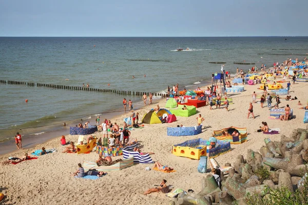 Strand Mielno Polen — Stockfoto