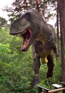 JuraPark Solec - Solec Kujawski 'deki dinozor parkı. Polonya