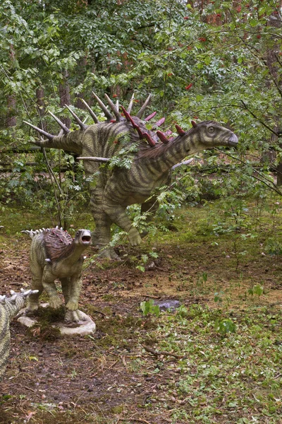 Jurapark Solec Park Dinozaurów Solcu Kujawskim Polska — Zdjęcie stockowe