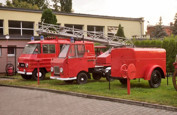 Pompieri Solec Kujawski Polonia — Foto Stock