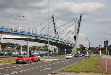 Torun 'daki Lubicka Bulvarı. Polonya
